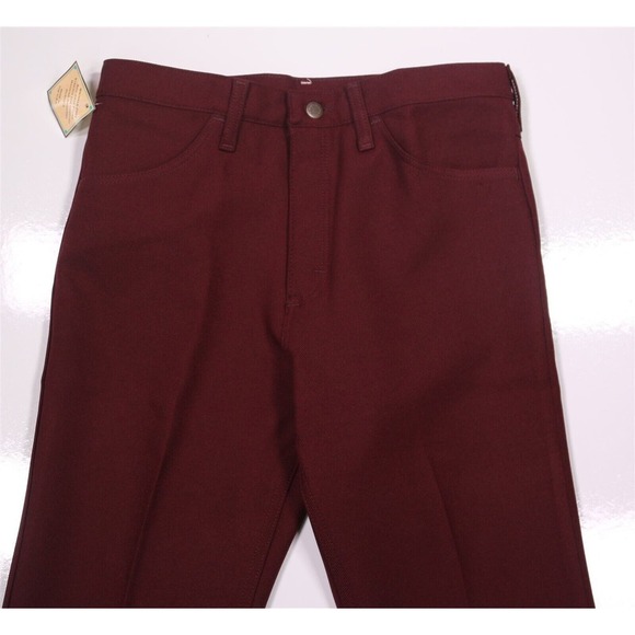 Wrangler Men's dress pants - maroon - Picture 3 of 8